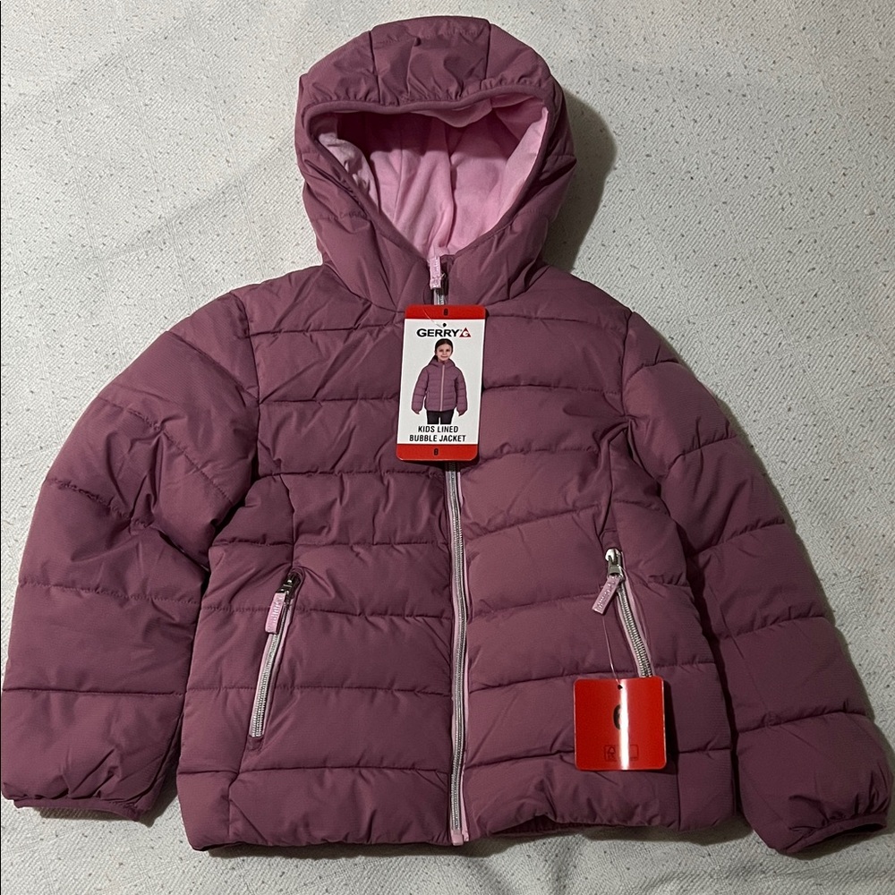 Gerry NWT Kids Puffer Jacket in Dusty Rose